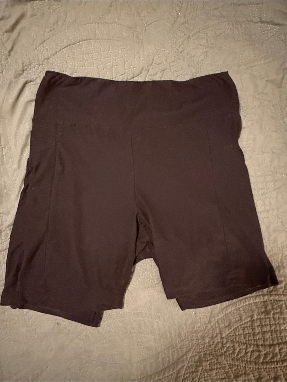 No Boundaries Black High-Rise Bike Shorts